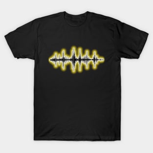 Light sound waves graphic audiology ear doctor T-Shirt